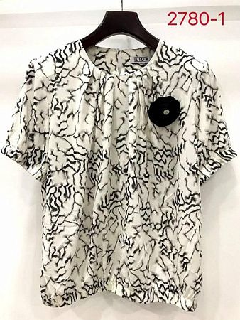 Футболка Lida 2480-1 white - делук