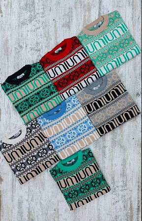 Свитер Julia 2326 green-beige - делук