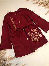 Пальто Moda School M214 red - делук
