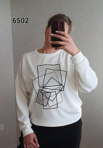 Свитер Fsn 6502 white - делук
