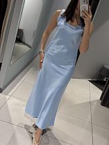 Сарафан Comod 44327 l.blue - делук