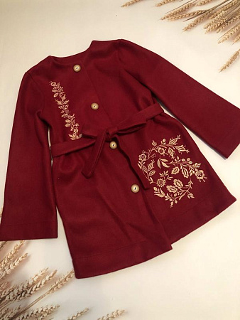 Пальто Moda School M214 red - делук