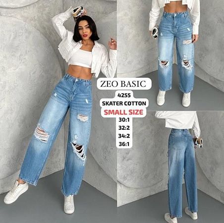 Джинсы Jeans Style 4255 l.blue - делук