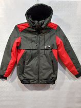 Куртка Giang 3644-3 grey-red - делук