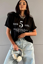 Футболка Lora LR1179 black - делук