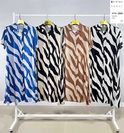 Платье Base L830 beige-brown - делук