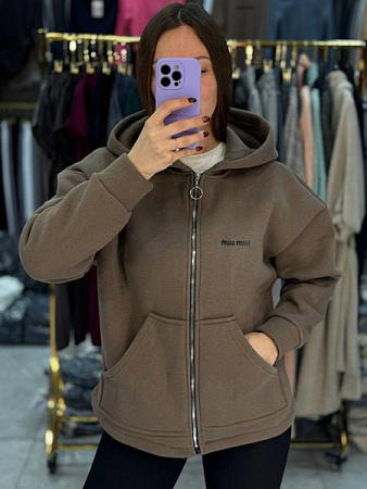 Кофта Спорт Arina 4252-1 brown - делук