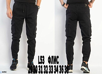 Джинсы God Baron L53 black - делук