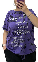 Футболка Elena&Vika 25084 purple - делук