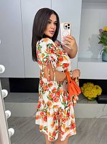 Платье Arina 2442 white - делук