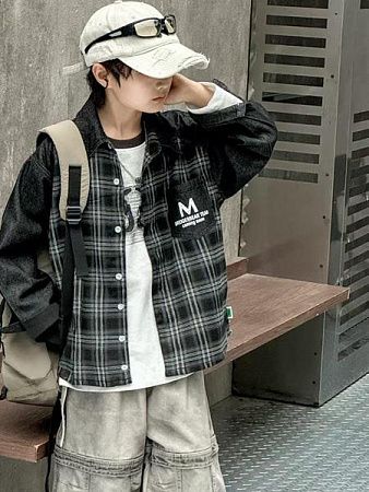 Рубашка Yalisi 10321 grey - делук