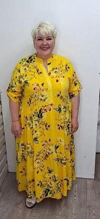 Платье Romeo Life RL536 yellow - делук