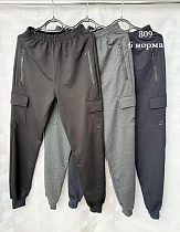 Штаны Спорт Shon S3692 l.grey - делук