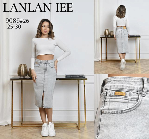 Юбка Lolo Blues 9086 l.grey - делук