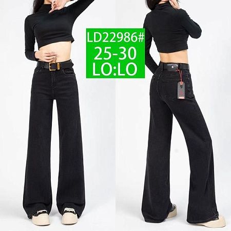 Джинсы Lolo Blues LD22986 black - делук