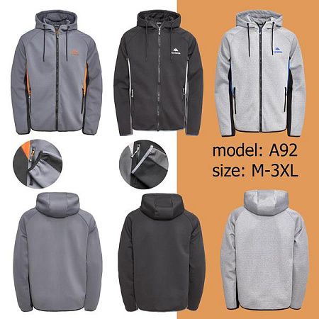 Кофта Спорт Ale-Ate A92 black - делук