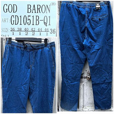 Джинсы God Baron 1051 blue - делук