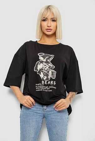 Футболка Seven Group 2029 black - делук