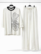 Костюм Спорт Style Nadezhda 3029 white - делук