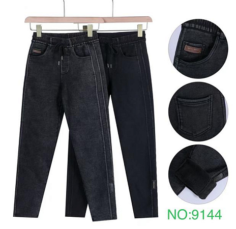 Джинсы Kenalin 9144-1 black - делук