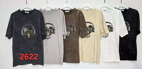 Футболка Peng 2622 mix - делук