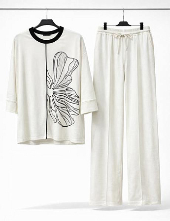 Костюм Спорт Style Nadezhda 3029 white - делук