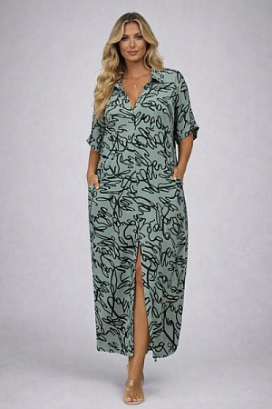 Платье Style Nadezhda 442-1 mint - делук