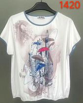 Футболка Lida 1420 white - делук