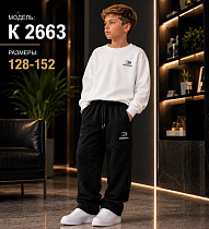 Штаны Спорт Major Kids K2663 black - делук