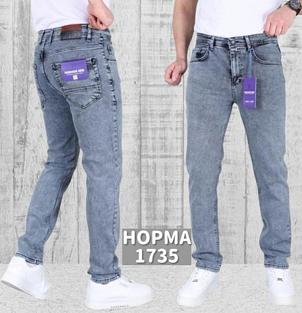 Джинсы God Baron 1735 l.blue - делук