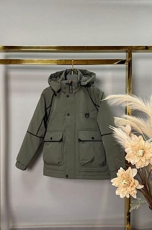 Куртка Delfinka 6011 khaki - делук
