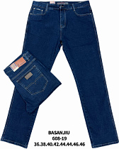 Джинсы Basanjiu 608-16 blue - делук