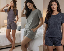 Пижама Annet YT36093 navy - делук