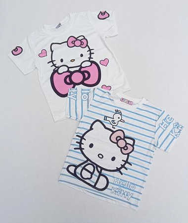 Футболка Meloria ML4782 white-pink - делук