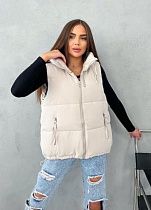 Жилетка Dorimodes JL9305 beige - делук