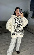 Худи S.Style 290 milk - делук