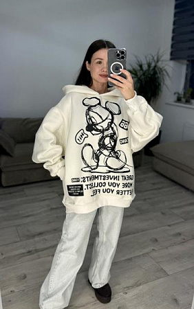 Худи S.Style 290 milk - делук