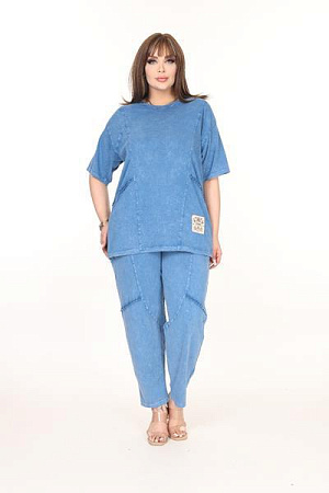 Костюм Alberk 4508  l.blue - делук