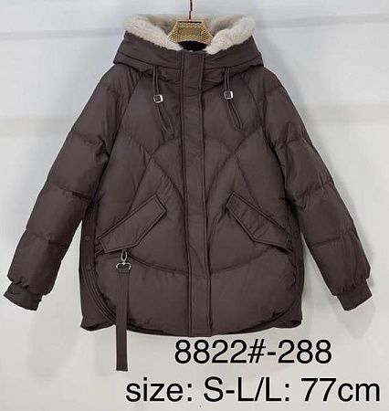 Куртка Yafeier 8822-288 brown - делук