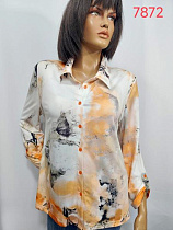 Рубашка Lida 7872 white - делук