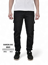 Джинсы Baron Jeans 8869 black - делук