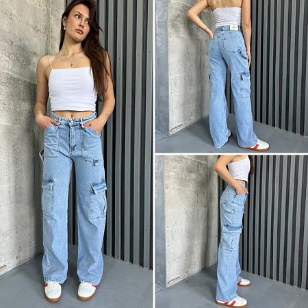 Джинсы I8Denim Women TB136 l.blue - делук