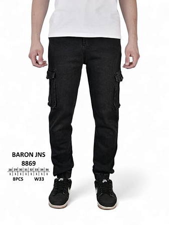 Джинсы Baron Jeans 8869 black - делук