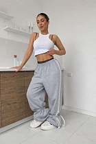 Штаны Спорт Arina 1699 grey - делук