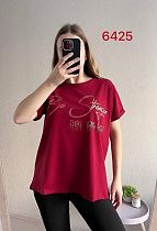 Футболка Fsn 6425 wine - делук