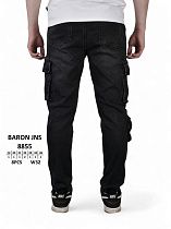 Джинсы God Baron 8855 black - делук