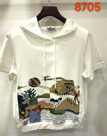 Футболка Lida 8705 white - делук