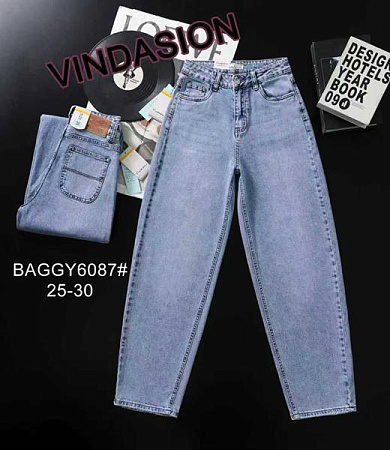 Джинсы Vindassion 6087 l.blue - делук