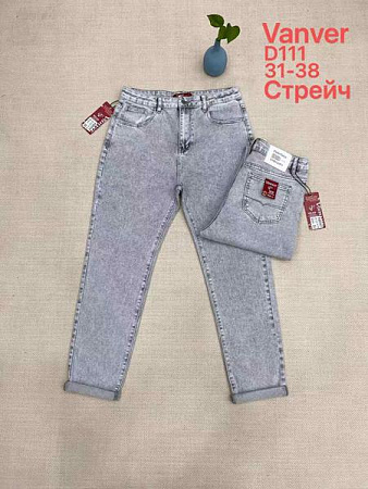 Джинсы Vanver D111 l.grey - делук
