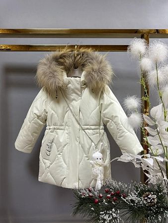 Куртка Delfinka 8611 white - делук